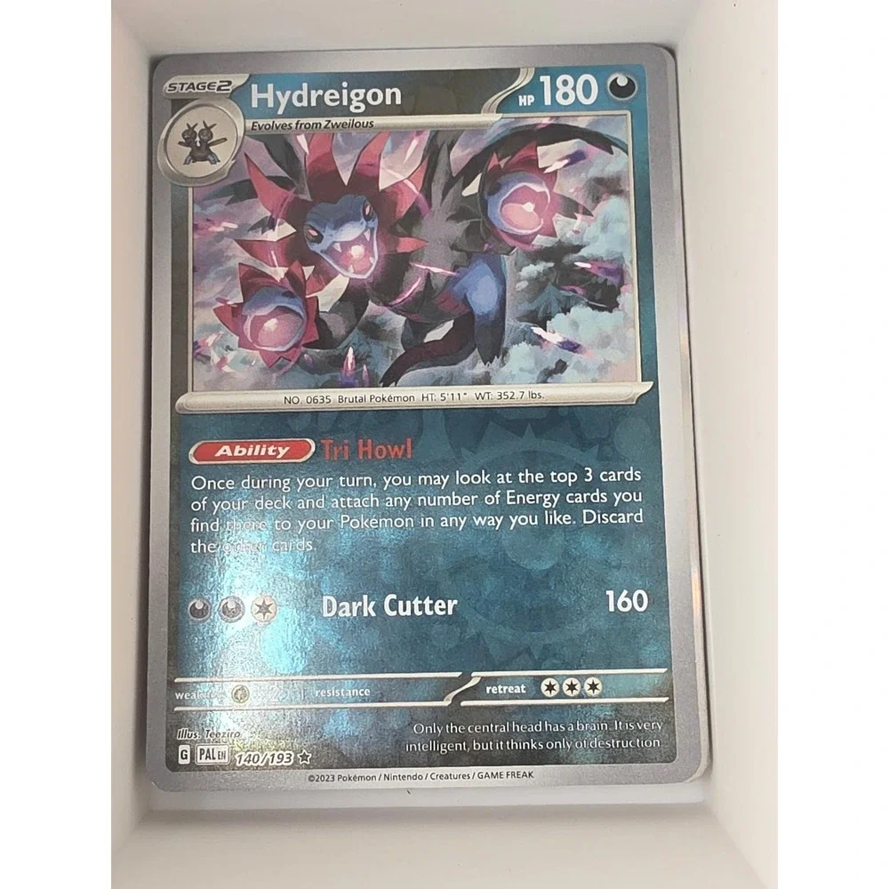 Hydreigon 140/193 Rare Paldea Evolved Pokemon Reverse Holo Near Mint